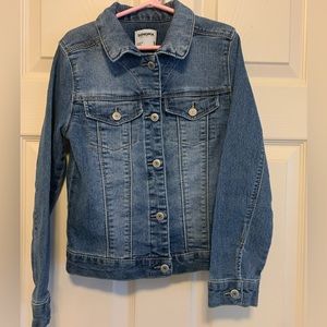 jean jacket Size 8 by Sonoma 75% cotton